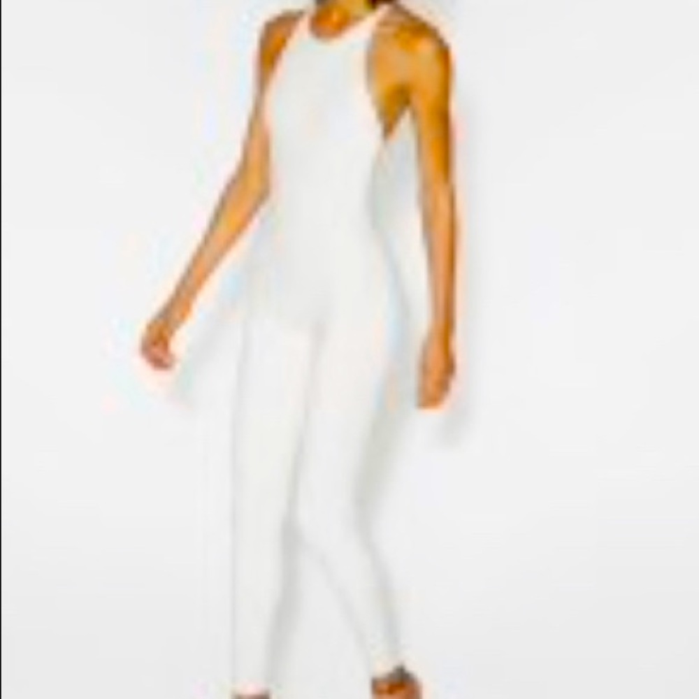 Beautiful white Halston Heritage catsuit